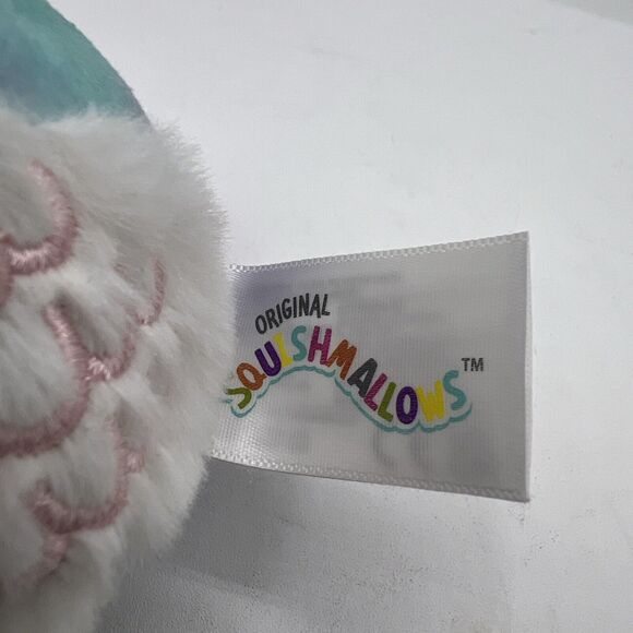 SQUISHMALLOW Solina OWL 3.5” Clip On Purple Turquoise Wink Plush Kelly Toy - Picture 5 of 5
